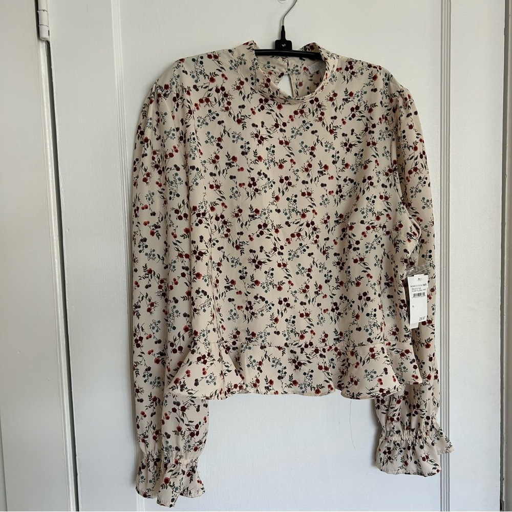 NWT Abound Floral Blouse Nordstrom Rack